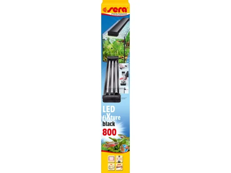 Sera Aquarium Aufsatzlampe LED Fixture 800 Black* Terraristik