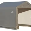 Shelter Logic ShelterLogic Foliengerätehaus 5,4 m² Grau 180 cm x 300 cm