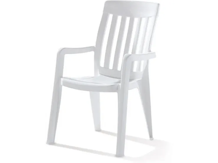 Sieger Stapelsessel Palma Weiß 65 cm x 59 cm x 92 cm* Stühle|Sessel