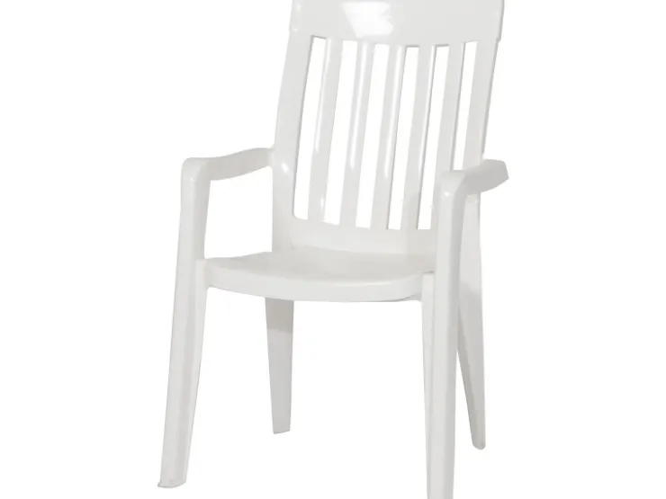 Sieger Stapelsessel Palma Weiß 65 cm x 59 cm x 92 cm* Stühle|Sessel