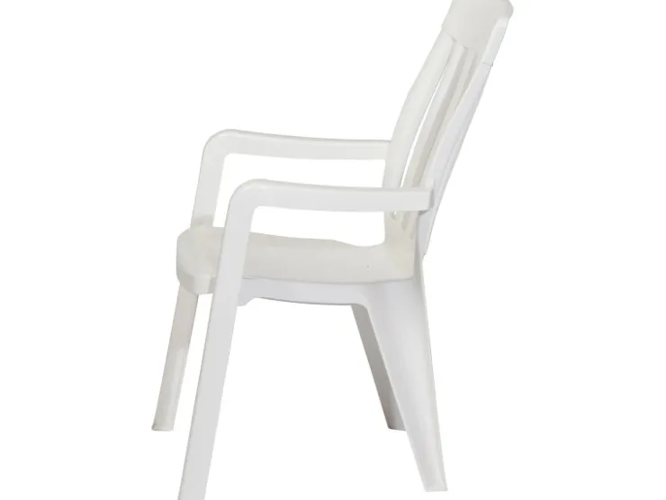 Sieger Stapelsessel Palma Weiß 65 cm x 59 cm x 92 cm* Stühle|Sessel