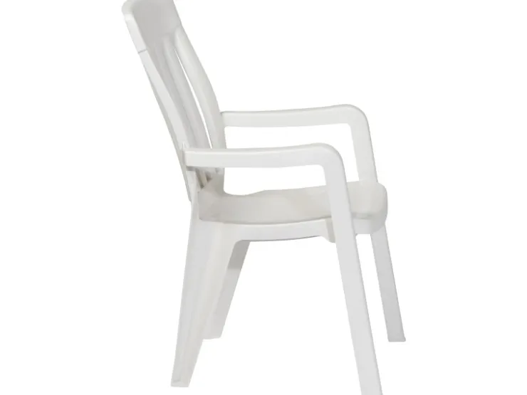 Sieger Stapelsessel Palma Weiß 65 cm x 59 cm x 92 cm* Stühle|Sessel
