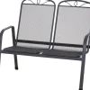 Siena Garden Elda 2er Bank Matt-Anthrazit 95 x 66 x 108 cm