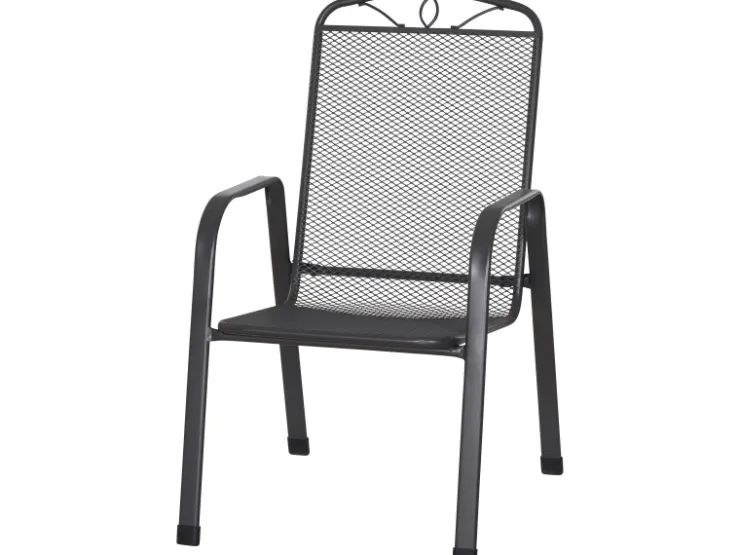 Siena Garden Elda Stapelsessel Matt-Anthrazit 58 x 65 x 96 cm* Sessel
