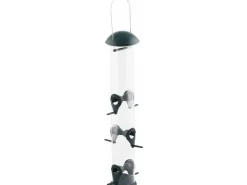 Siena Garden Futterspender Feeder Basic Kunststoff Grün Ø 13,4 cm x 43 cm