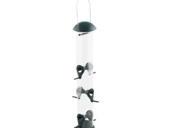 Siena Garden Futterspender Feeder Basic Kunststoff Grün Ø 13,4 cm x 43 cm