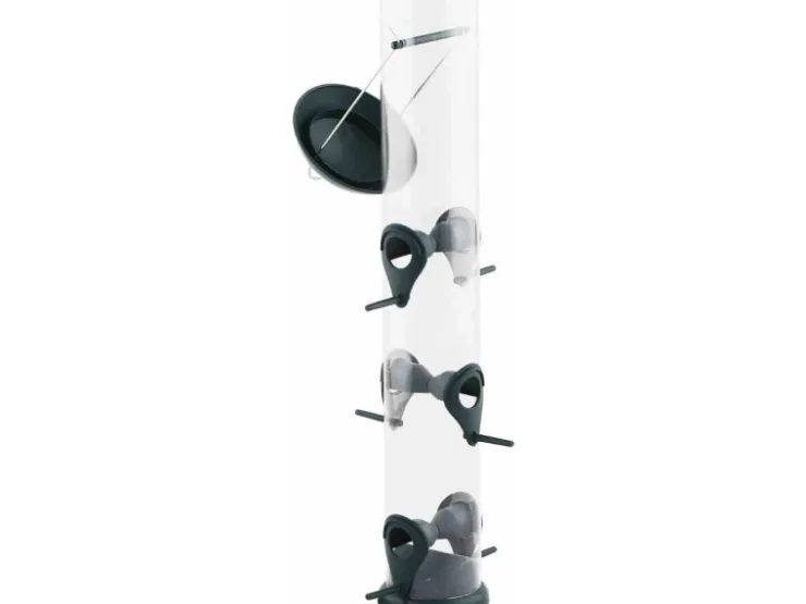 Siena Garden Futterspender Feeder Basic Kunststoff Grün Ø 13,4 cm x 43 cm