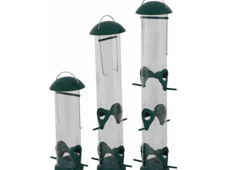 Siena Garden Futterspender Feeder Basic Kunststoff Grün Ø 13,4 cm x 43 cm