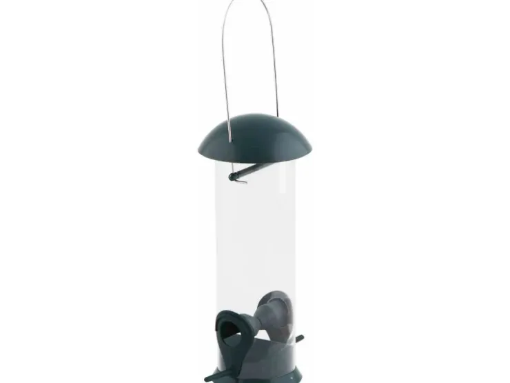 Siena Garden Futterspender Feeder Basic Kunststoff Grün Ø 13,4 cm x 24 cm