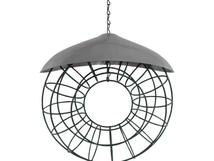 Siena Garden Futterspender Meisenknödelring Stahl 23,5 cm x 8,2 cm x 24 cm* Vogelbedarf