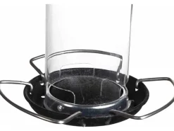 Siena Garden Futterspender Feeder Stahl Schwarz Ø 10 cm x 20 cm