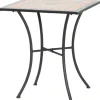 Siena Garden Gartentisch Prato Rechteckig Schwarz 64 cm x 64 cm* Mosaik