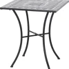 Siena Garden Gartentisch Como Quadratisch Grau 60 cm x 60 cm* Mosaik