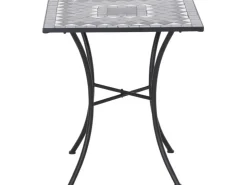 Siena Garden Gartentisch Como Quadratisch Grau 60 cm x 60 cm* Mosaik
