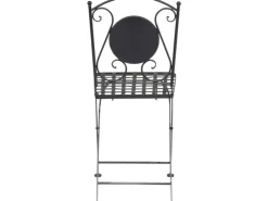 Siena Garden Klappsessel Stella Eisen 37 cm x 36 cm x 90 cm Schwarz Mosaik
