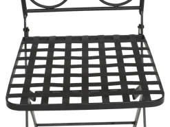 Siena Garden Klappsessel Stella Eisen 37 cm x 36 cm x 90 cm Schwarz Mosaik