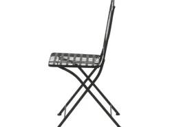 Siena Garden Klappsessel Prato Eisen 37 cm x 36 cm x 90 cm Schwarz Mosaik