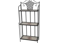 Siena Garden Regal Stella 63 cm x 29 cm x 142 cm Bunt Mosaik