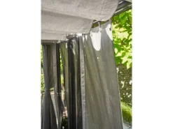 Siena Garden Seitenteile für Schattenmanufaktur Silber-Grau 300 cm x 210 cm