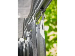 Siena Garden Seitenteile für Schattenmanufaktur Silber-Grau 300 cm x 210 cm
