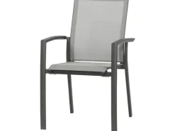 Siena Garden Stapelsessel Velia Alu 56 cm x 66 cm x 89 cm Anthrazit* Stühle