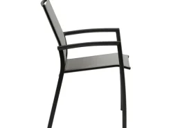 Siena Garden Stapelsessel Velia Alu 56 cm x 66 cm x 89 cm Anthrazit* Stühle