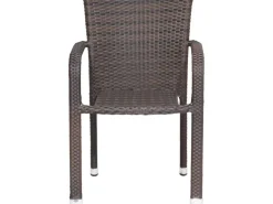 Siena Garden Stapelsessel Minas Braun 60 cm x 56 cm x 83 cm