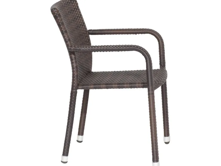 Siena Garden Stapelsessel Minas Braun 60 cm x 56 cm x 83 cm