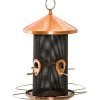 Siena Garden Vogelfuttersäule Copper Line für Mischfutter