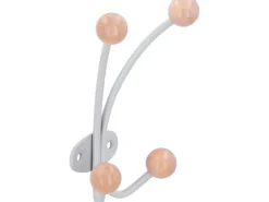 Siro Garderobenhaken 1292 Metall Silbergrau Ahorn* Garderoben