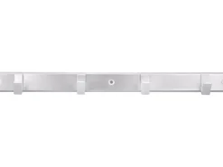 Siro Hakenleiste 2083 Aluminium Natur Matt Länge 450 mm 4 Haken