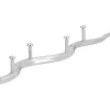 Siro Hakenleiste 2088 Metall Chrom Glänzend Länge 369 mm 4 Haken