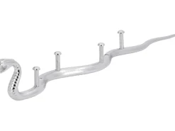 Siro Hakenleiste 2088 Metall Chrom Glänzend Länge 369 mm 4 Haken