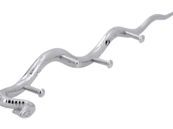 Siro Hakenleiste 2088 Metall Chrom Glänzend Länge 369 mm 4 Haken