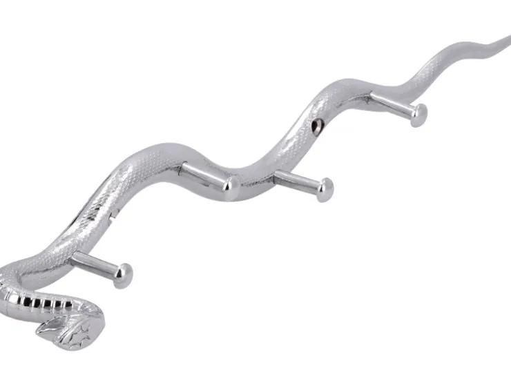 Siro Hakenleiste 2088 Metall Chrom Glänzend Länge 369 mm 4 Haken