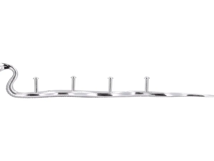 Siro Hakenleiste 2088 Metall Chrom Glänzend Länge 369 mm 4 Haken