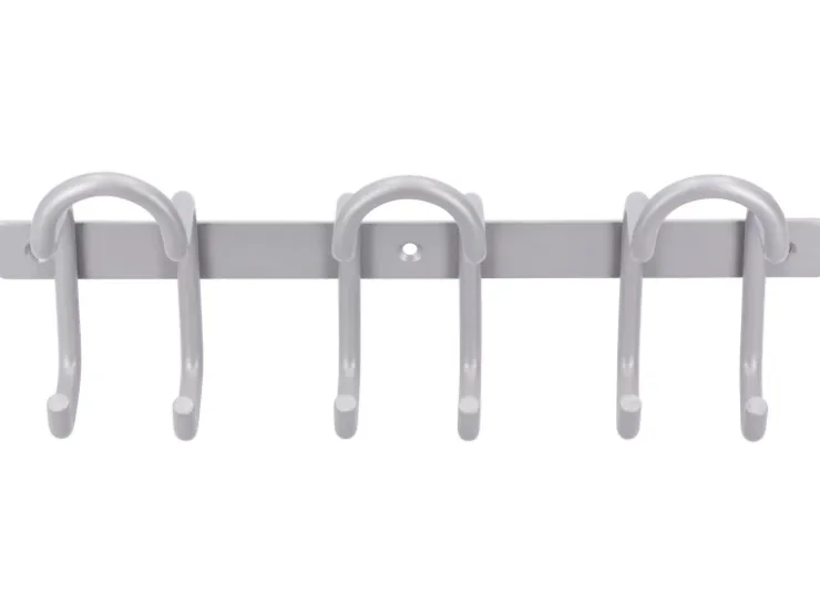 Siro Hakenleiste 1783 Metall Aluminium Länge 300 mm 6 Haken* Garderoben