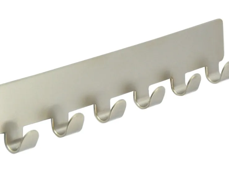 Siro Hakenleiste Selbstklebend Matt Vernickelt Länge 240 mm
