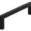 Siro Möbelgriff 2108 Metall Uni Schwarz Matt Lochabstand 96 mm* Kommode