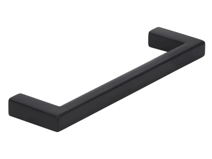 Siro Möbelgriff 2108 Metall Uni Schwarz Matt Lochabstand 96 mm* Kommode