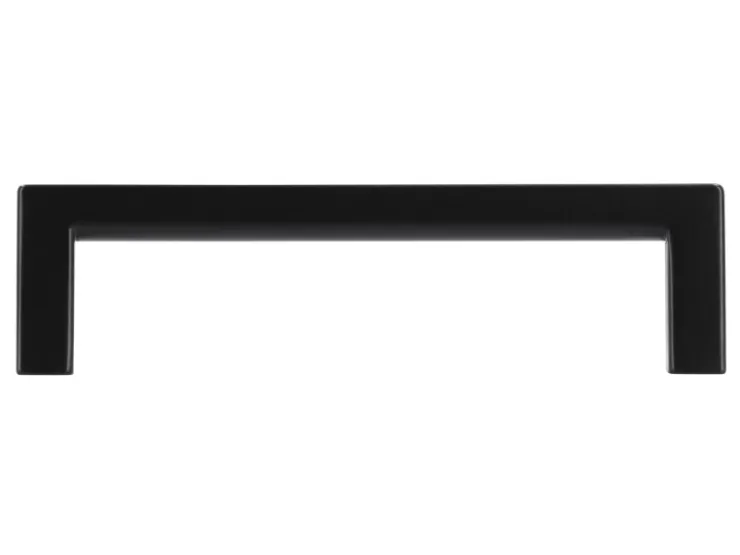 Siro Möbelgriff 2108 Metall Uni Schwarz Matt Lochabstand 96 mm* Kommode