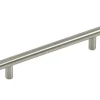 Siro Möbelgriff Edelstahl Feingeschliffen Lochabstand 128 mm