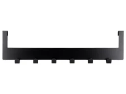 Siro Türgarderobe 1977 Metall Uni Schwarz Matt Länge 375 mm 6 Haken