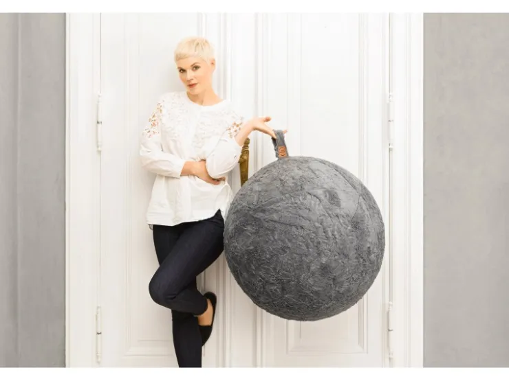 Sitting Ball Hocker Fluffy 150 l
