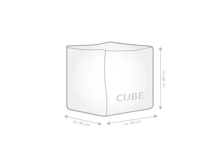 Sitting Point Hocker Cube Scuba 60 l