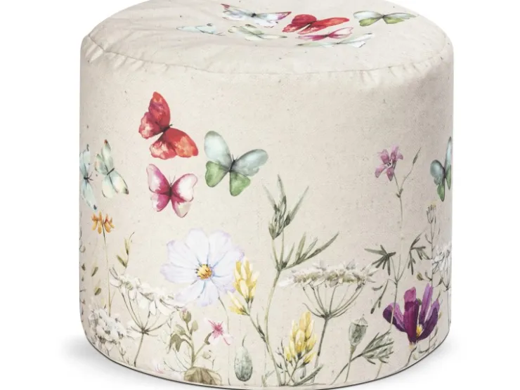Sitting Point Hocker DotCom Blumenwiese 74 l Bunt Bunt* Sitzsäcke