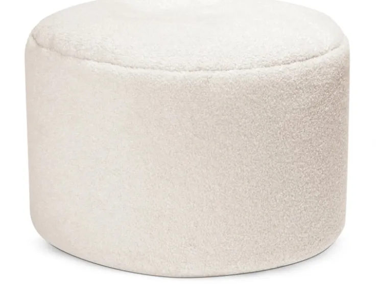 Sitting Point Hocker DotCom Woolly 60 l Natur* Sitzsäcke