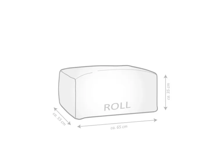 Sitting Point Hocker Roll Shara 100 l* Sitzsäcke