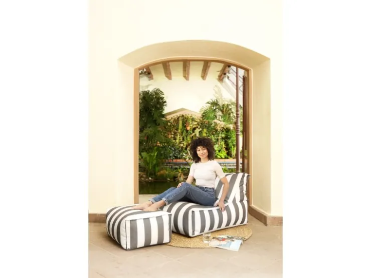 Sitting Point Hocker Santorin Roll 100 l Streifen-Muster