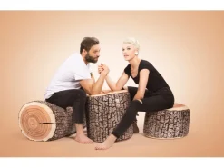Sitting Point Hocker Wood 200 l Natur Holzoptik-Muster* Sitzsäcke